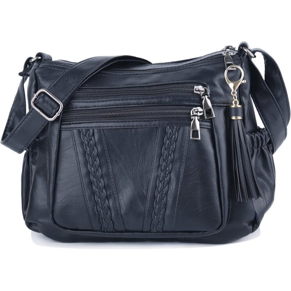 Crossbody Bags For Women Pocketbooks Soft PU Leather Purses and Handbags Multi P